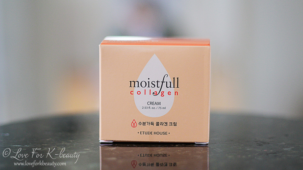 Etude House Moistfull Collagen Cream review Love For K beauty