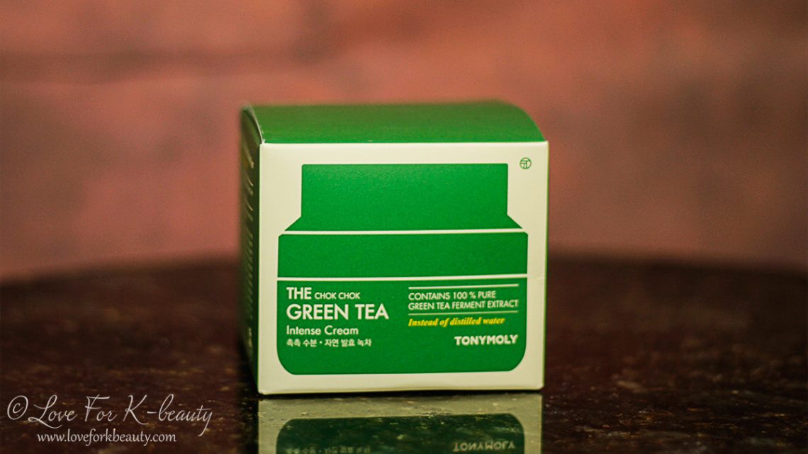 Tonymoly the chok chok green tea intense cream