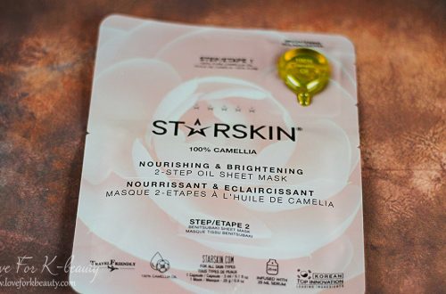 Starskin 100 camellia 2 step oil sheet mask